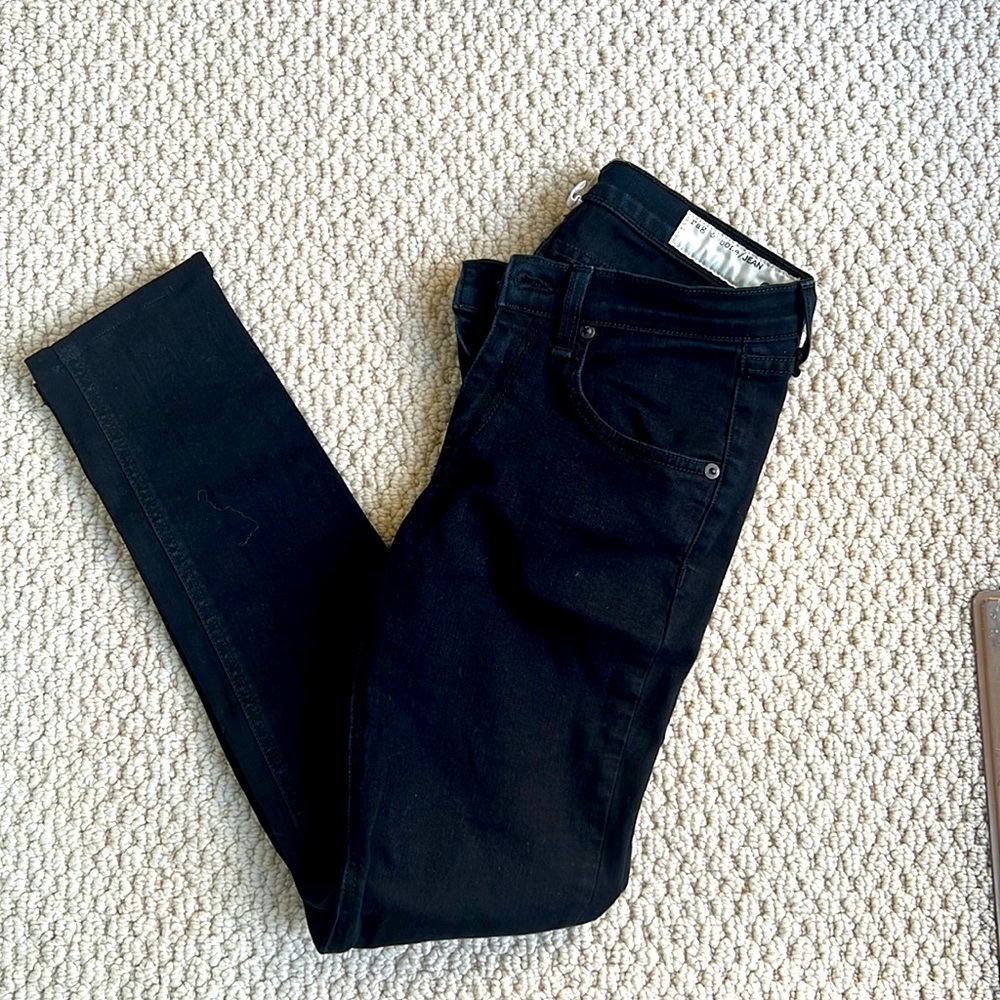 Black rag and bone skinny jeans